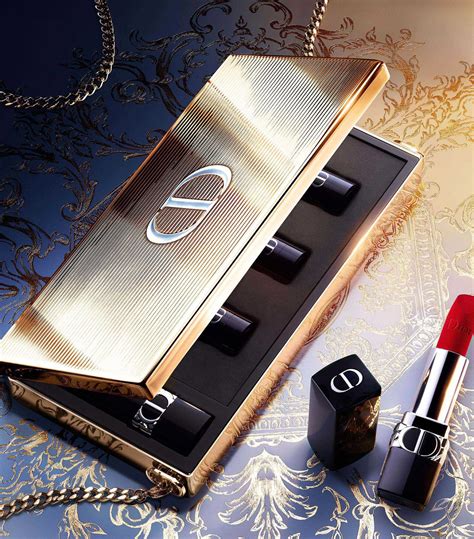 dior limited edition makeup clutch|dior lipstick clutch gold.